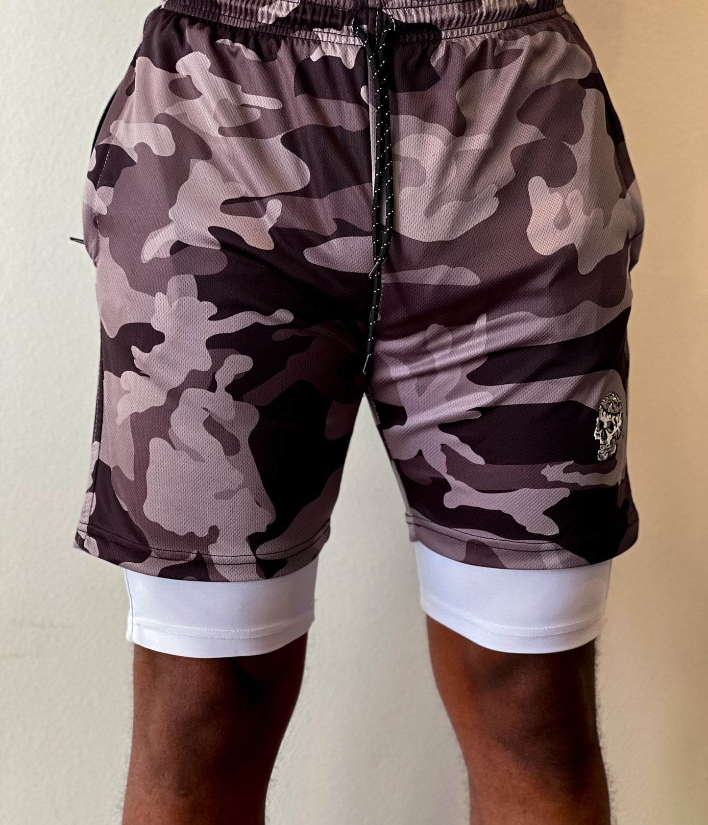 GoldMind$ Black Athletic shorts